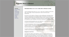 Desktop Screenshot of messe2005.bagwfbm.de